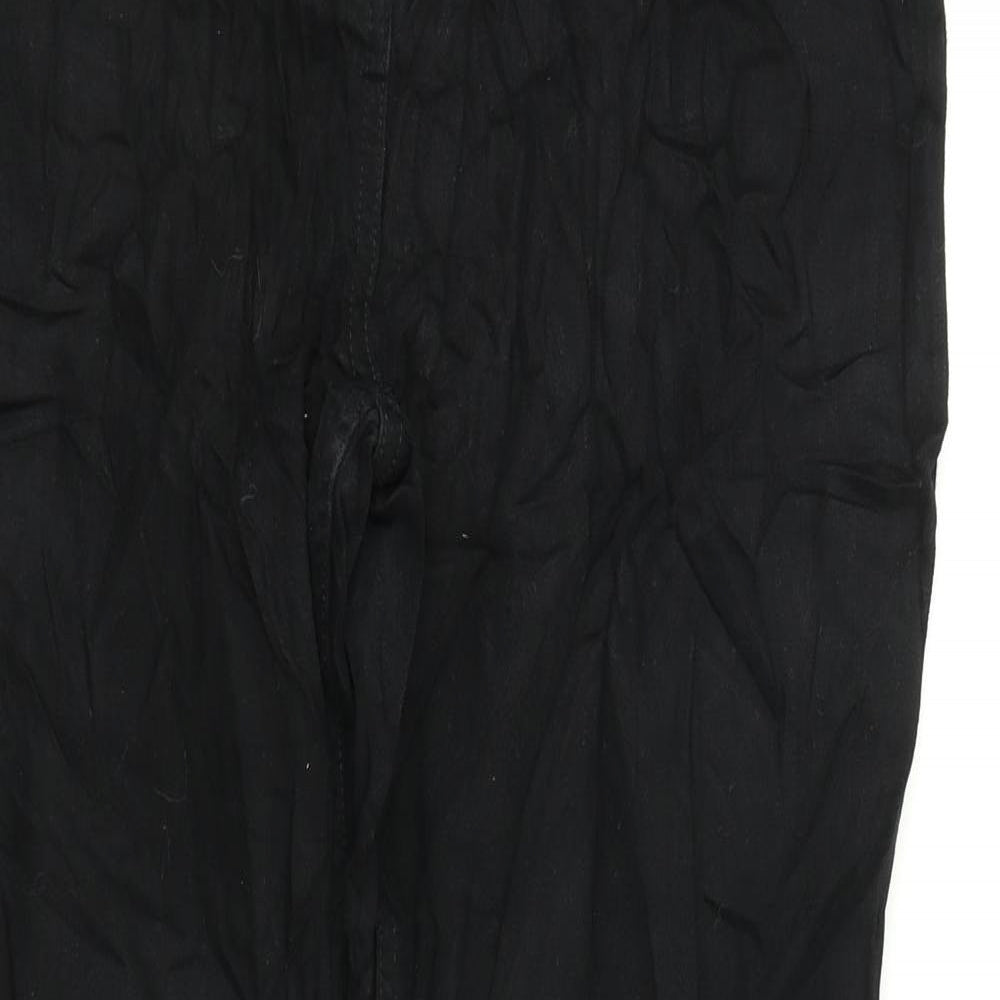 Per Una Womens Black  Denim Bootcut Jeans Size 14 L28 in