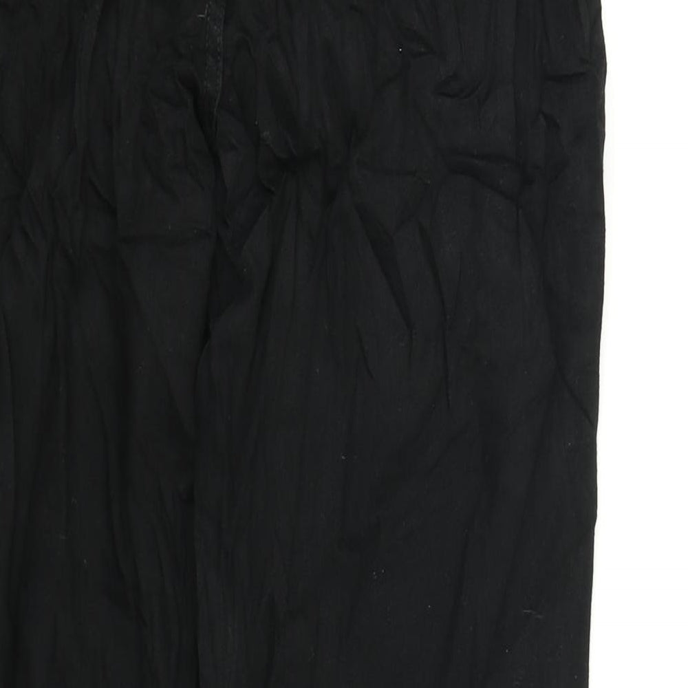 Per Una Womens Black  Denim Bootcut Jeans Size 14 L28 in