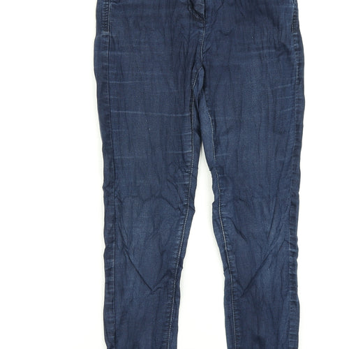 M&S Womens Blue  Denim Jegging Jeans Size 6 L26 in