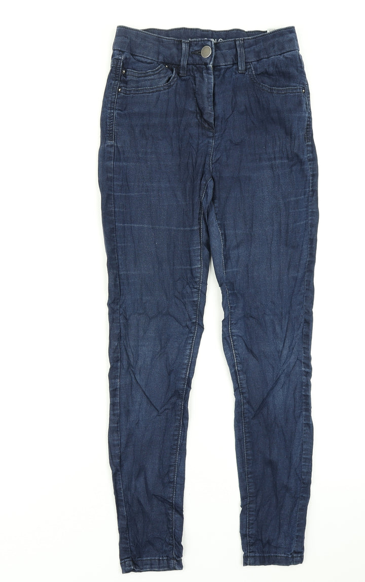 M&S Womens Blue Denim Jegging Jeans Size 6 L26 in