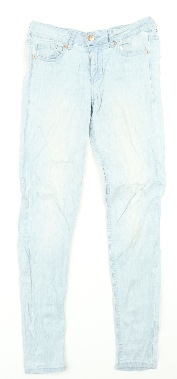 Red Concept Womens Blue Denim Skinny Jeans Size 28 in L27 in