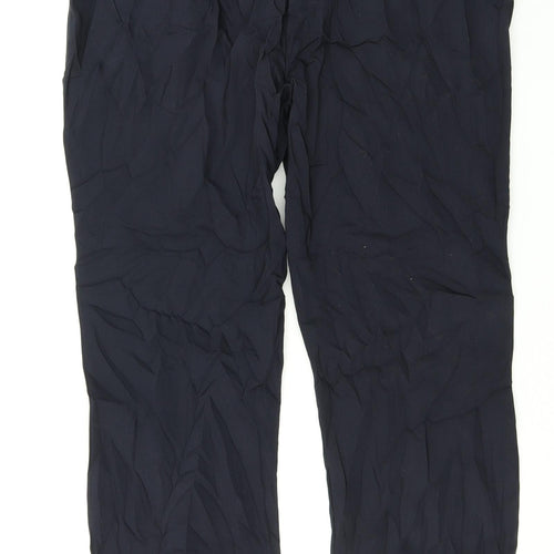 Papaya Womens Blue   Dress Pants Trousers Size 12 L25 in
