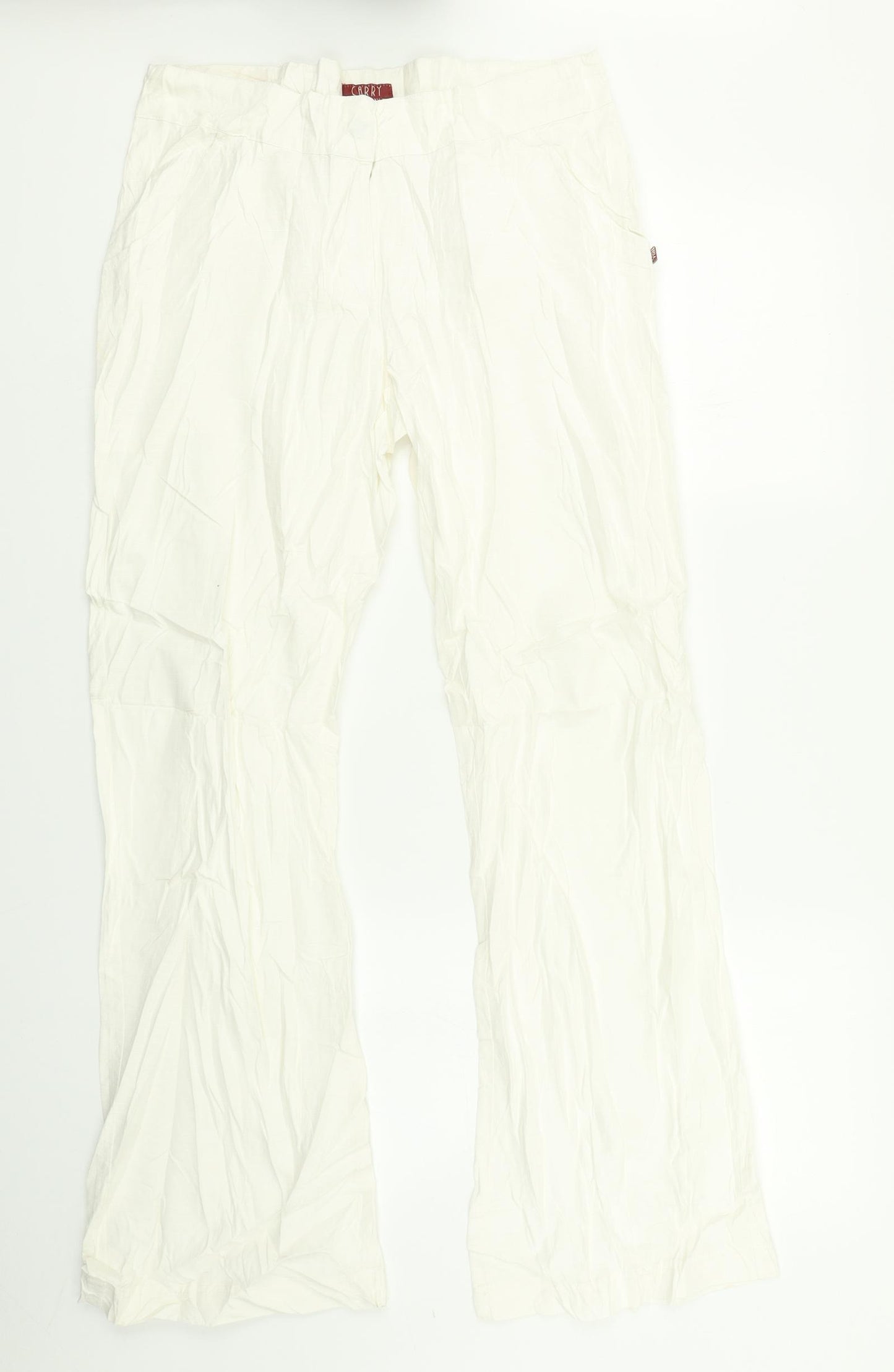 Carry  Womens White   Dress Pants Trousers Size L L29 in