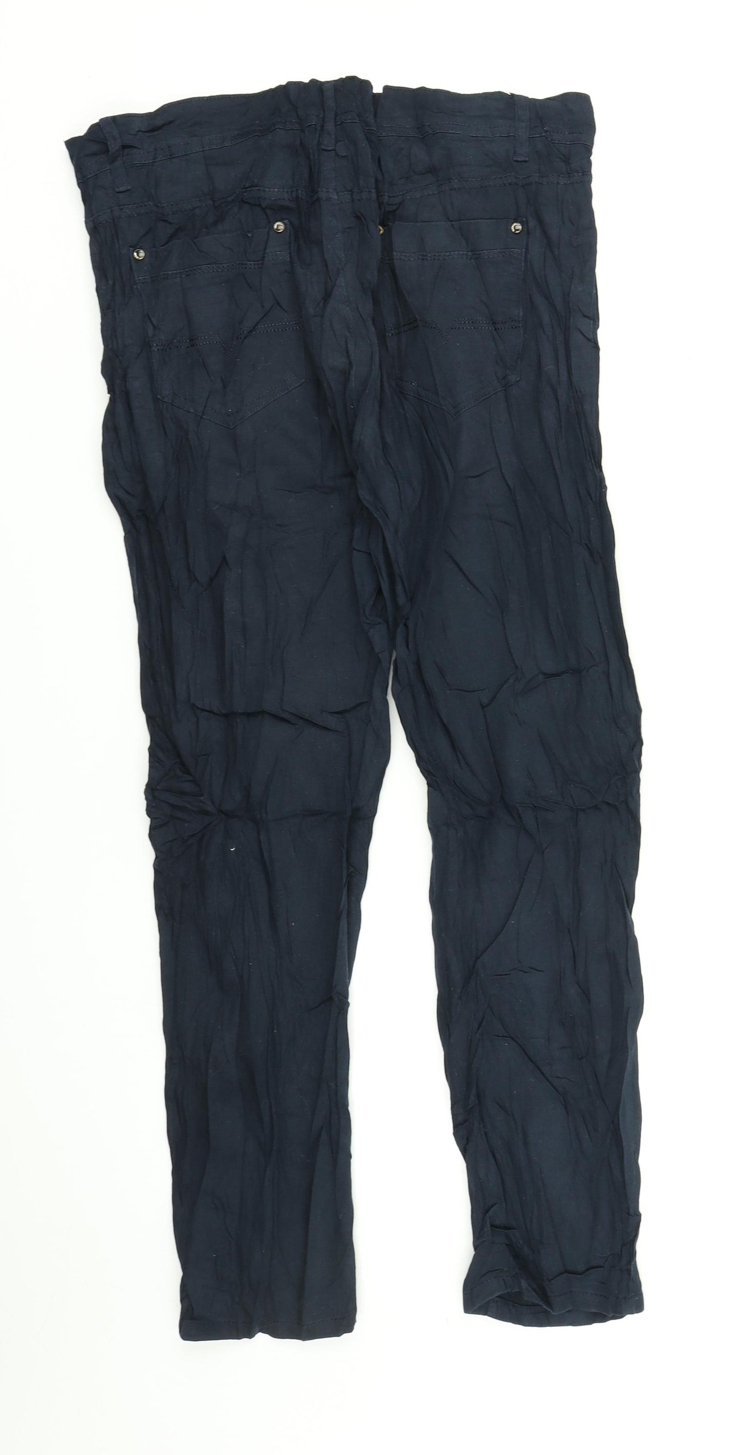 Moyorodi Womens Blue   Dress Pants Trousers Size 6 L25 in