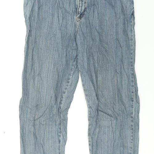 Plaza Womens Blue  Denim Capri Jeans Size XL L21 in