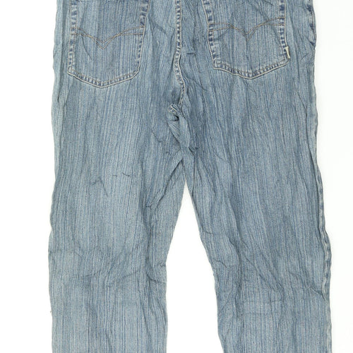 Plaza Womens Blue  Denim Capri Jeans Size XL L21 in