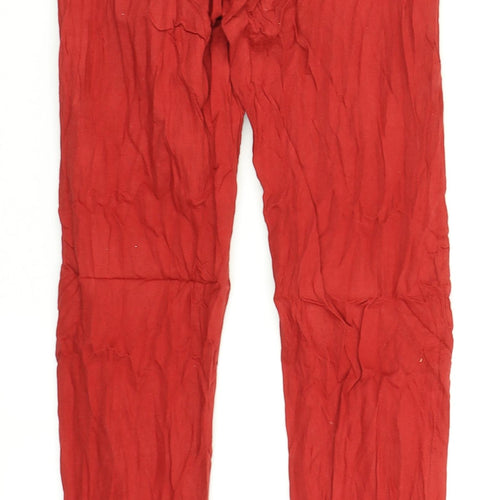 &Denim Womens Red  Denim Skinny Jeans Size 26 in L28 in