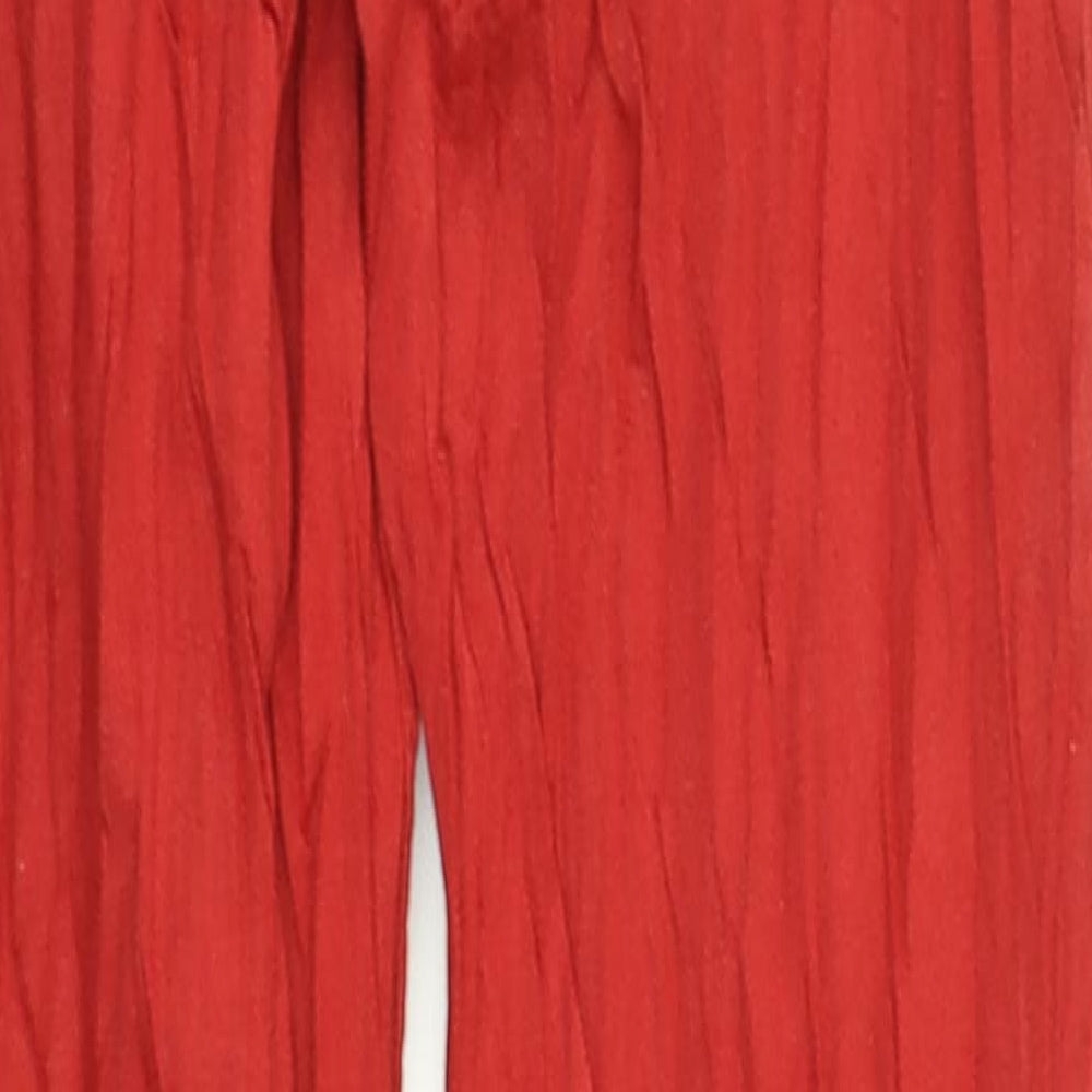 &Denim Womens Red  Denim Skinny Jeans Size 26 in L28 in