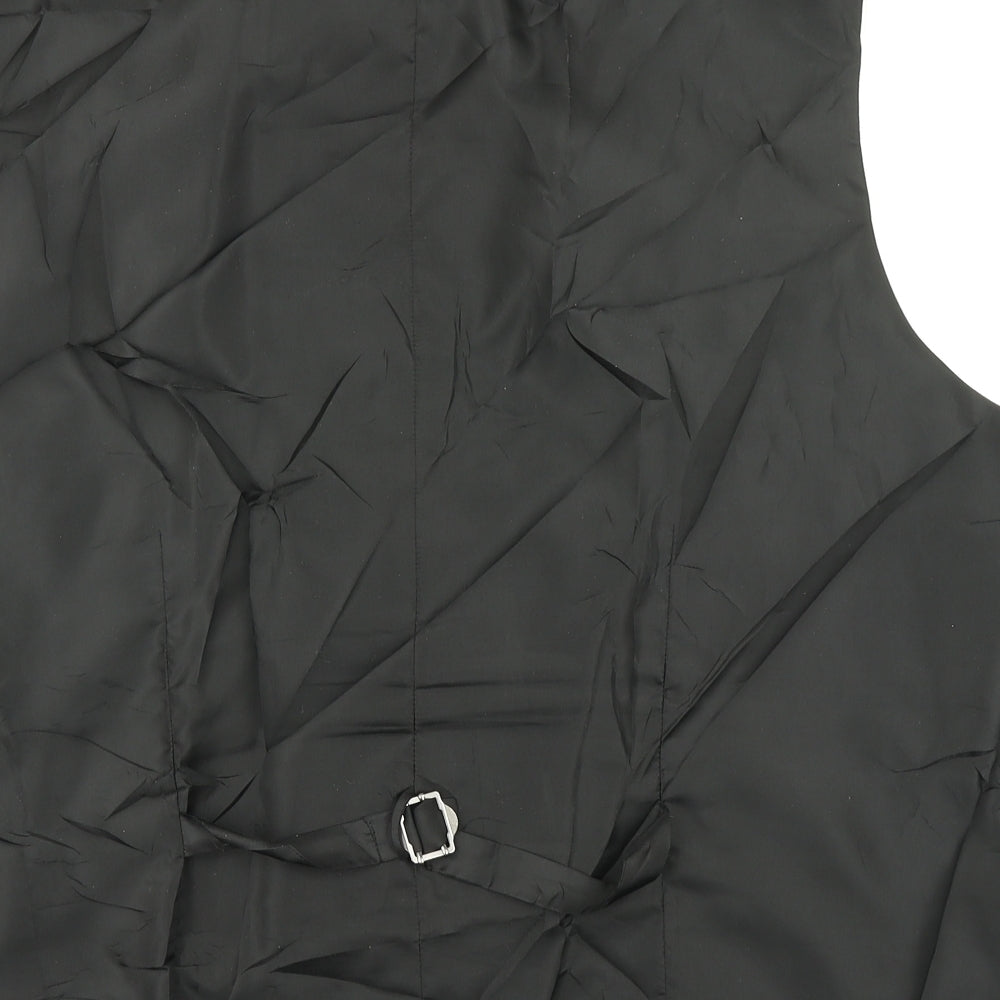 Taylor & Wright Mens Black   Jacket Suit Waistcoat Size 2XL