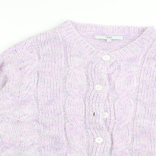 NEXT Womens Purple   Cardigan Jumper Size L