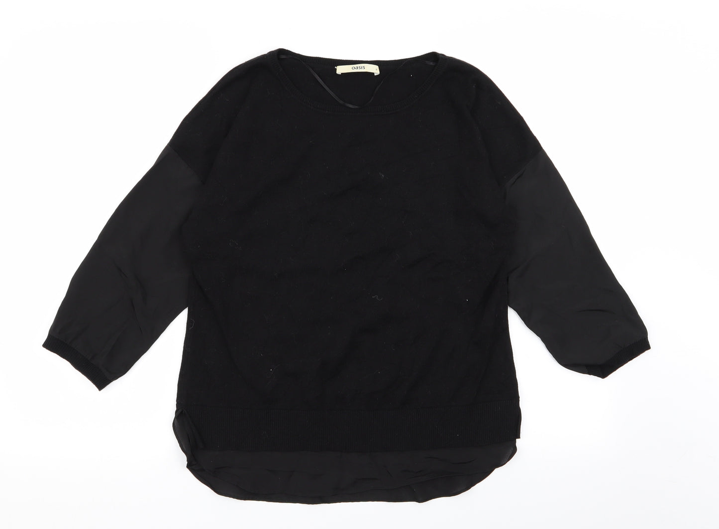 Oasis Womens Black   Pullover Jumper Size S