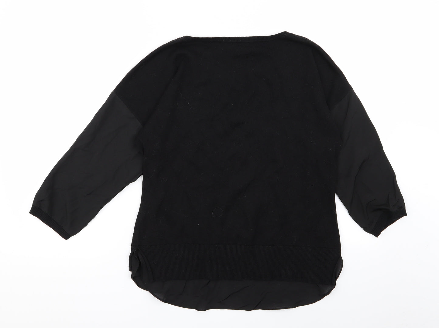 Oasis Womens Black   Pullover Jumper Size S