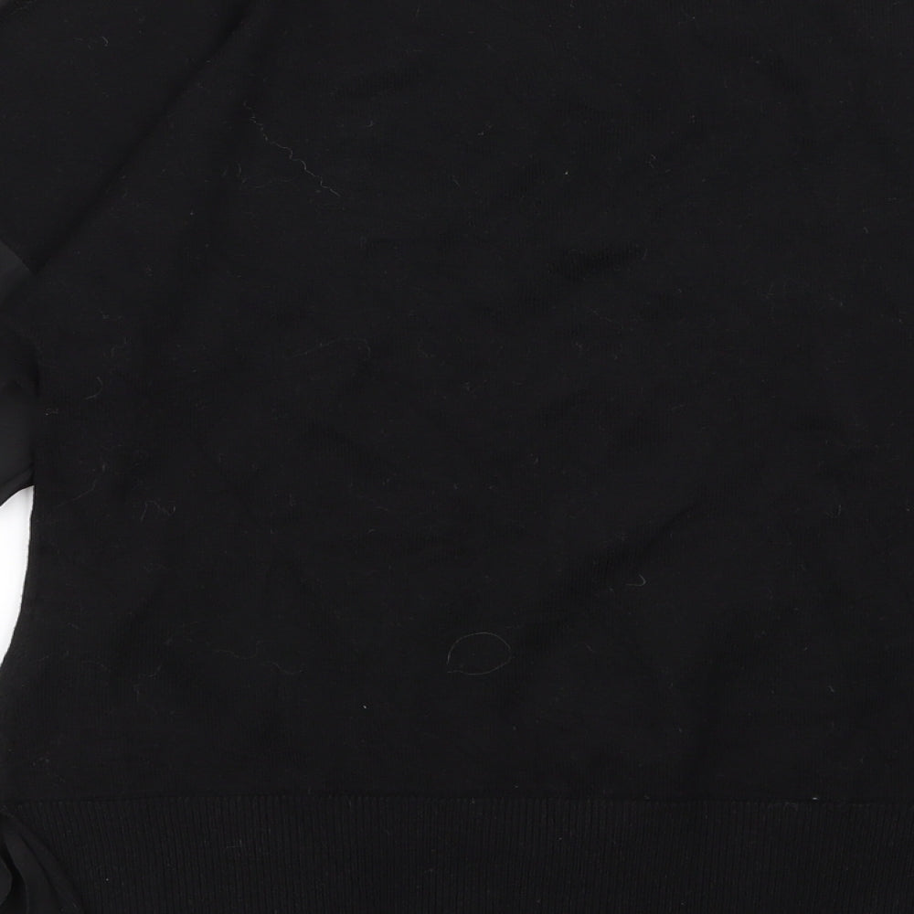 Oasis Womens Black   Pullover Jumper Size S