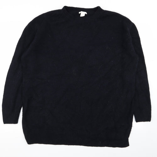 H&M Womens Blue   Pullover Jumper Size M
