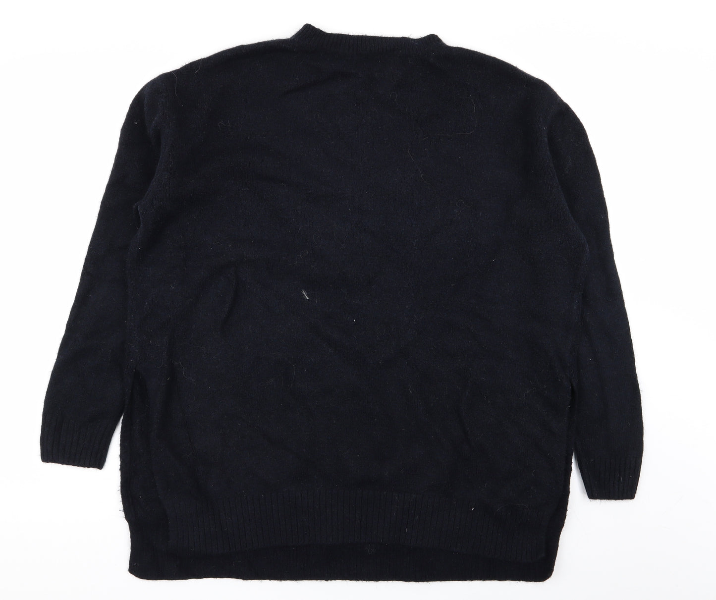 H&M Womens Blue   Pullover Jumper Size M