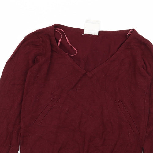 Pull&Bear Womens Red   Pullover Jumper Size S
