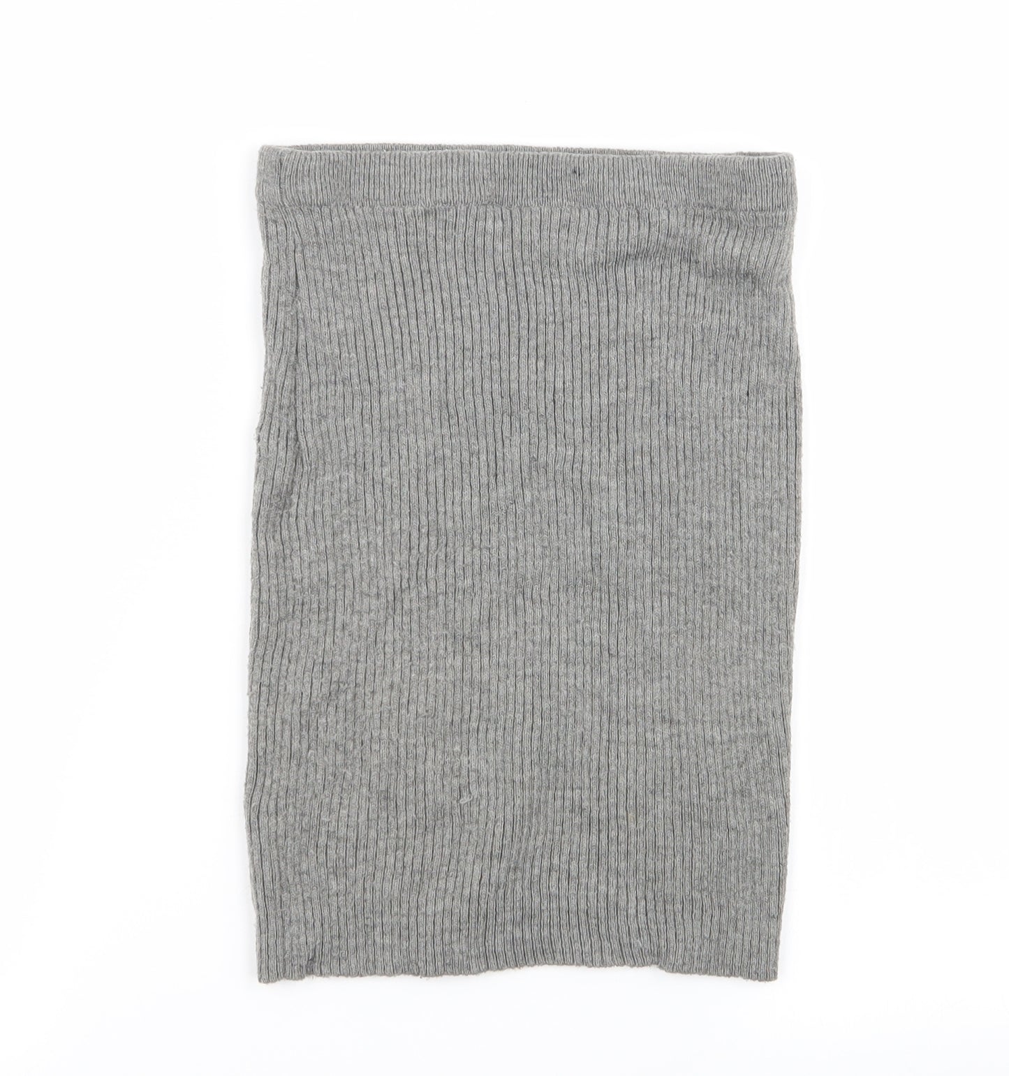 Primark Womens Grey   Straight & Pencil Skirt Size 6  - Stretch waistband