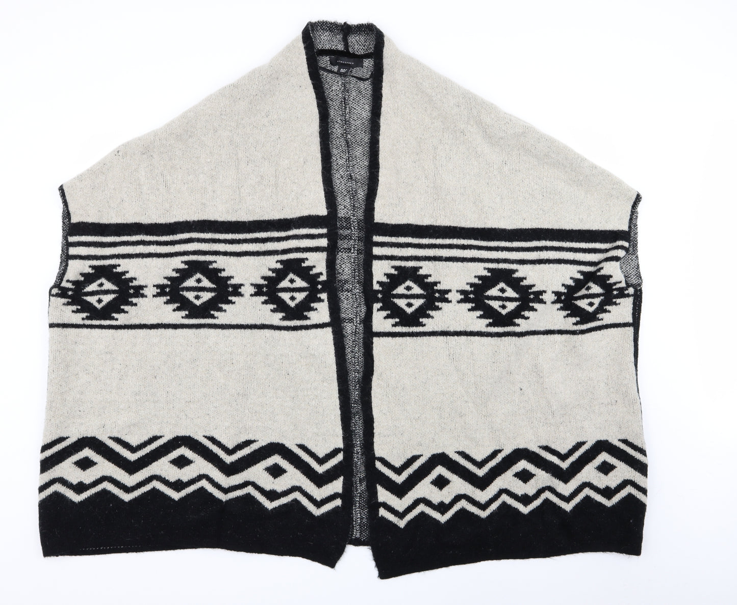Primark Womens Multicoloured Geometric  Cardigan Jumper Size M  - size s/m