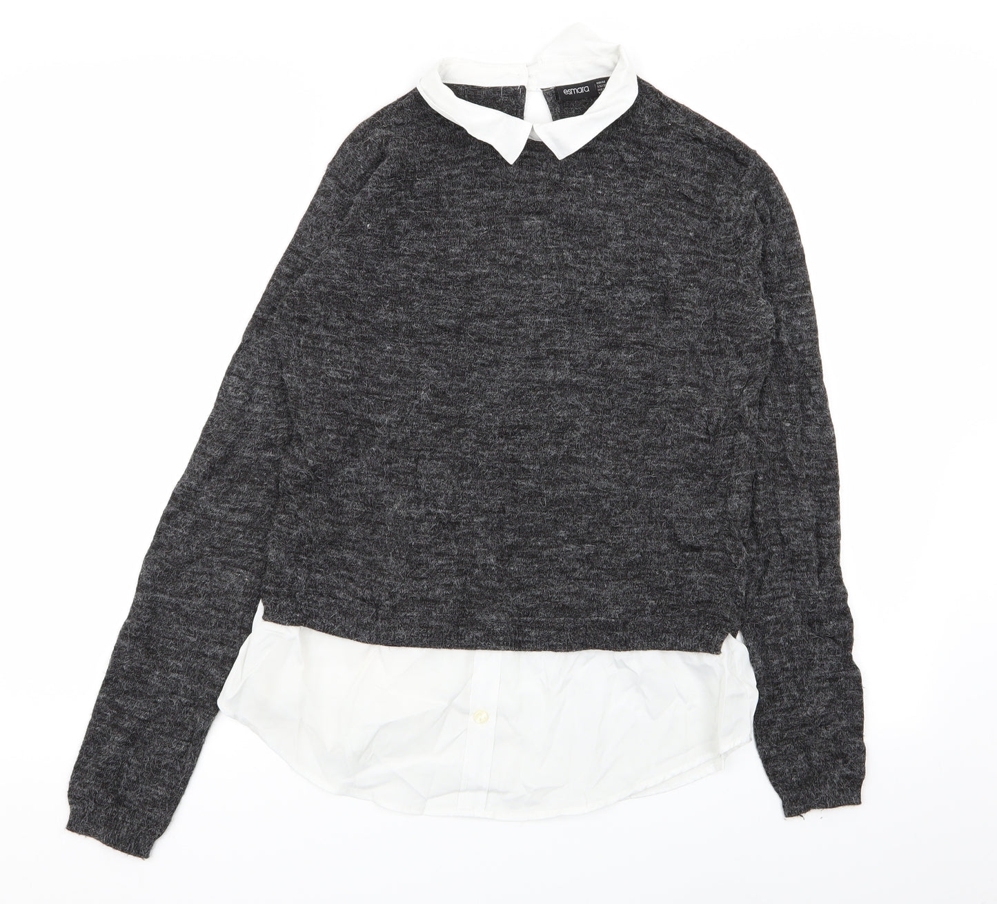 ESMARA Womens Grey   Pullover Jumper Size 10  - jumper/top