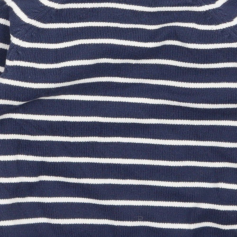 H&M Boys Multicoloured Striped  Pullover Jumper Size 12-18 Months  - 12 months