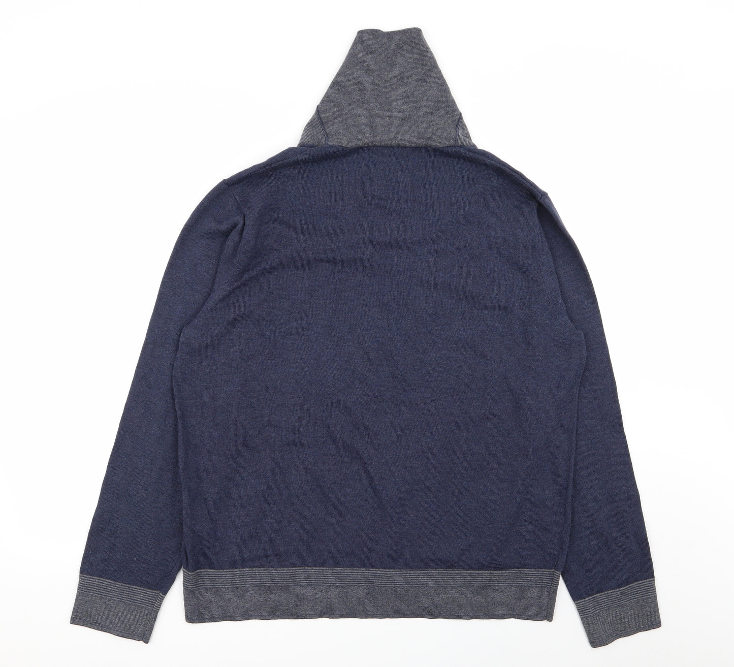 Structure Mens Blue   Pullover Jumper Size XL