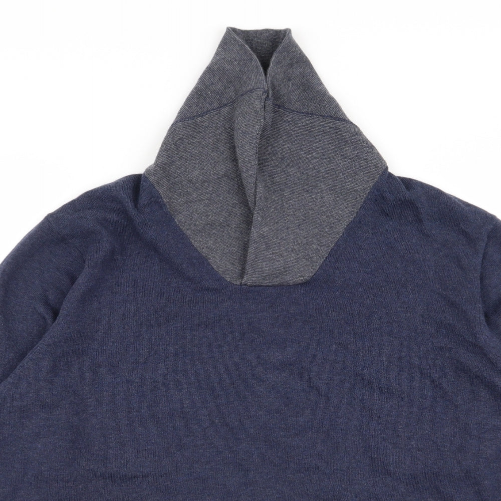 Structure Mens Blue   Pullover Jumper Size XL