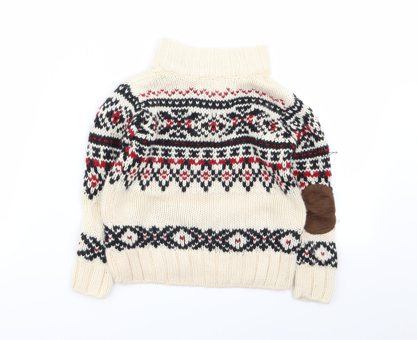 Zara Boys Multicoloured Geometric  Pullover Jumper Size 2-3 Years