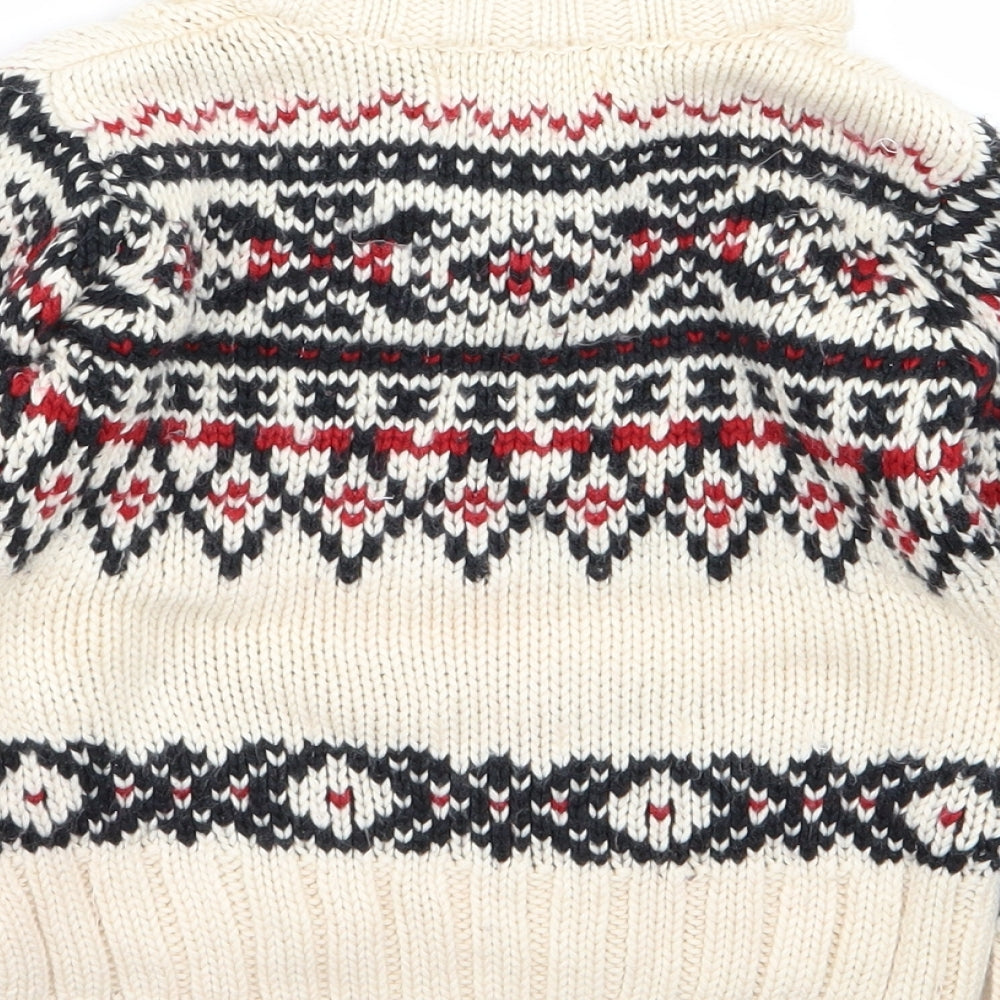 Zara Boys Multicoloured Geometric  Pullover Jumper Size 2-3 Years