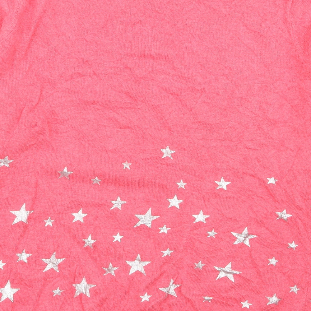 Mint Velvet Womens Pink   Pullover Jumper Size 14  - star detail