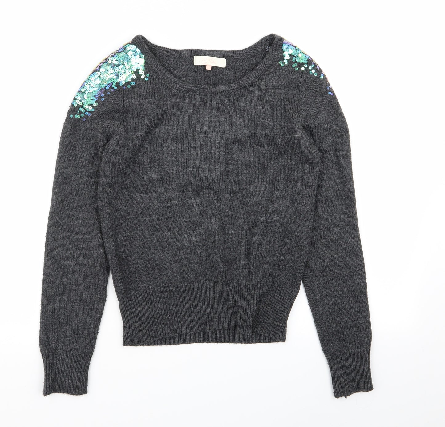 Miso Womens Grey   Pullover Jumper Size 8