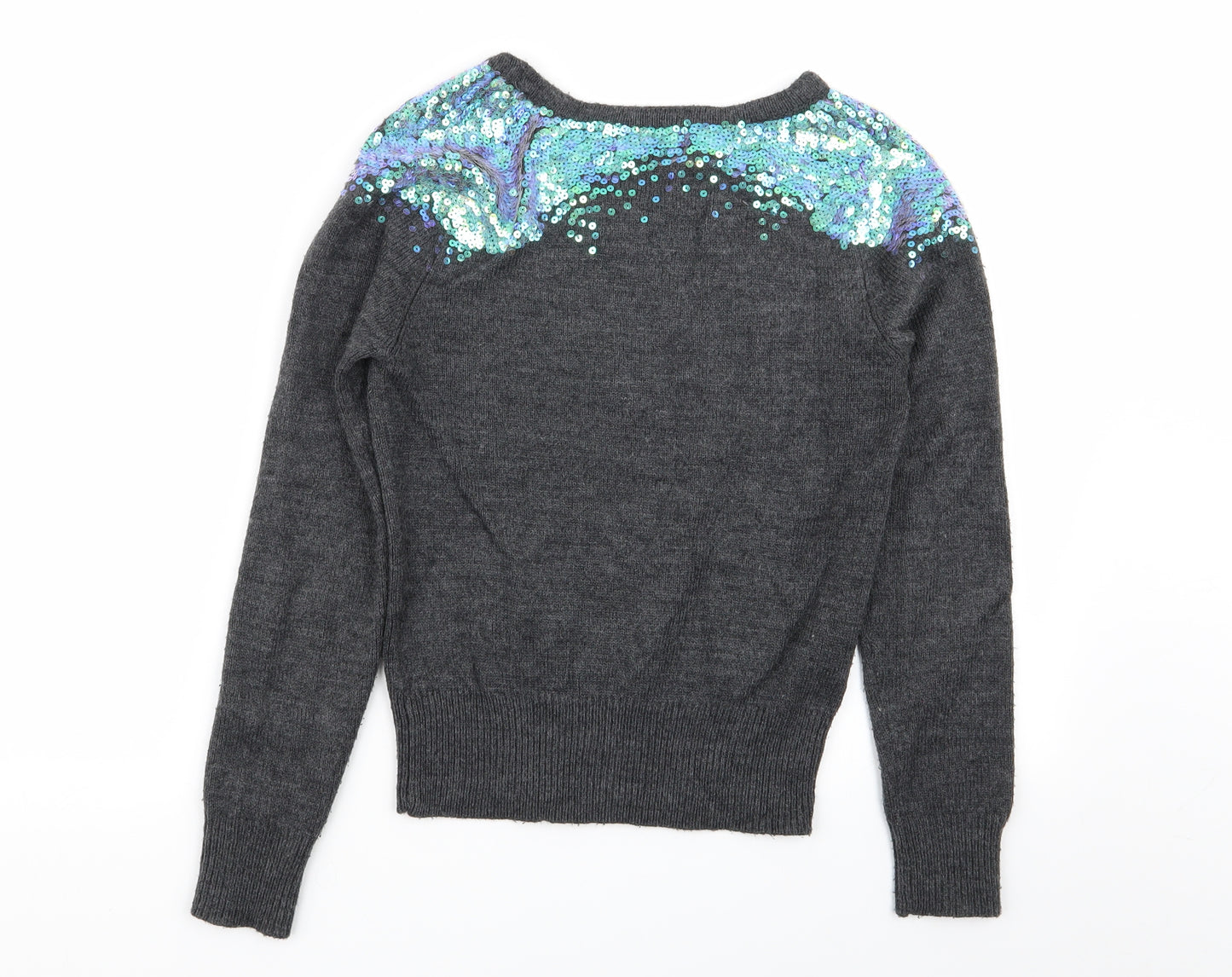 Miso Womens Grey   Pullover Jumper Size 8