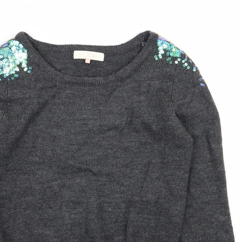 Miso Womens Grey   Pullover Jumper Size 8