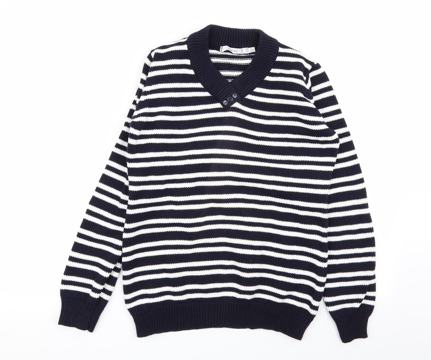 EWM Womens Multicoloured Striped  Pullover Jumper Size 10
