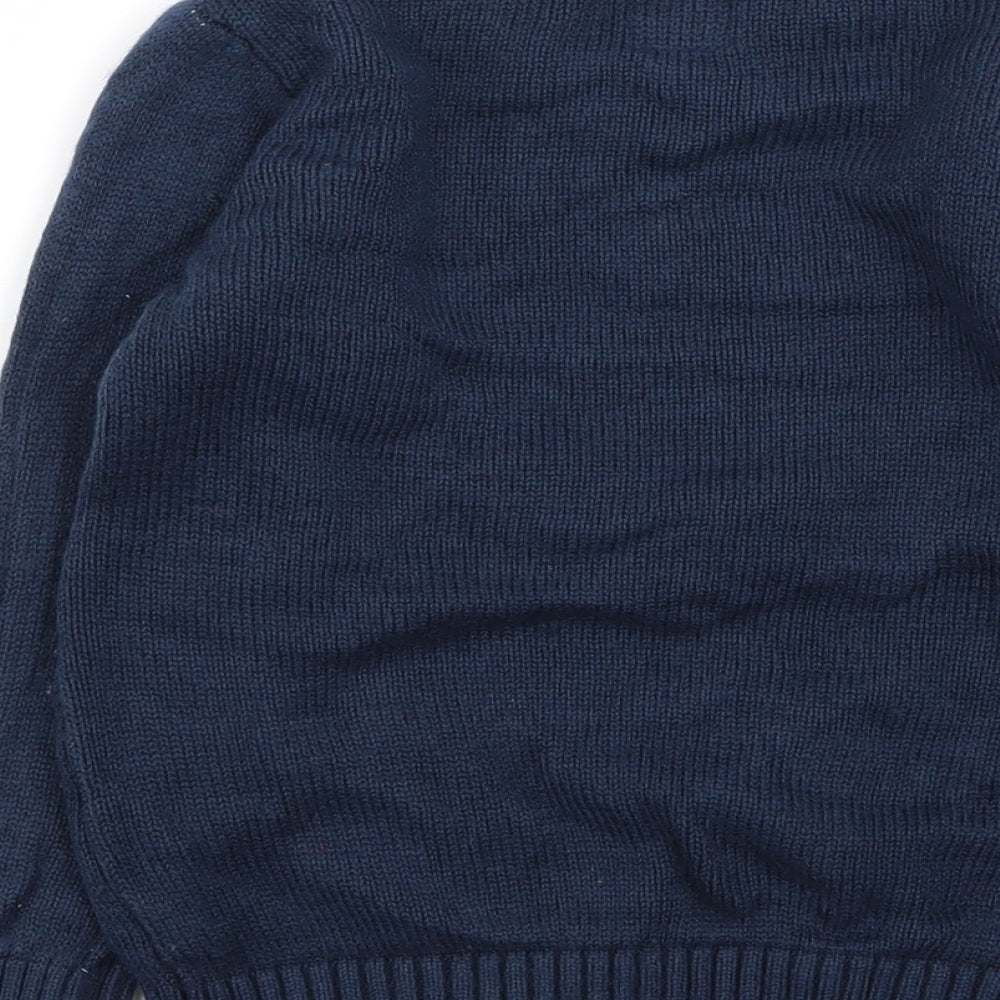 Asda George Boys Blue   Pullover Jumper Size 5-6 Years  - Christmas Jumper