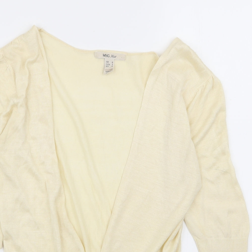 MNG  Womens Yellow   Cardigan Jumper Size M