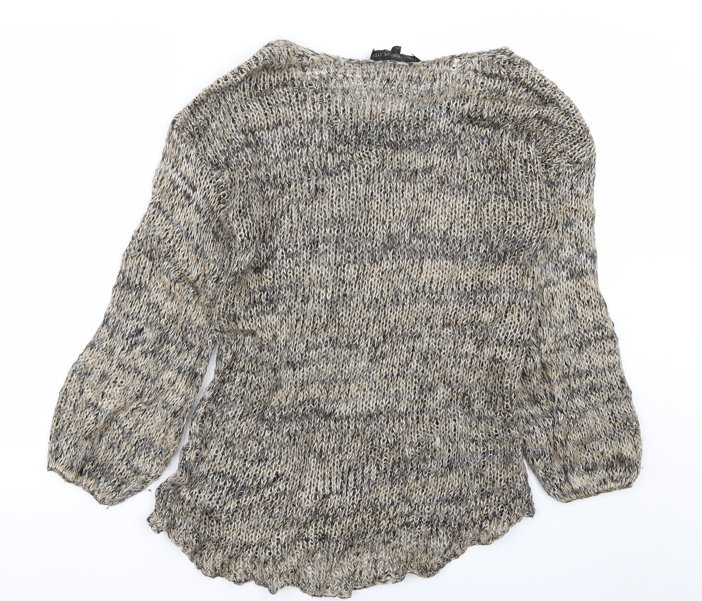 Topshop Womens Multicoloured   Pullover Jumper Size 10