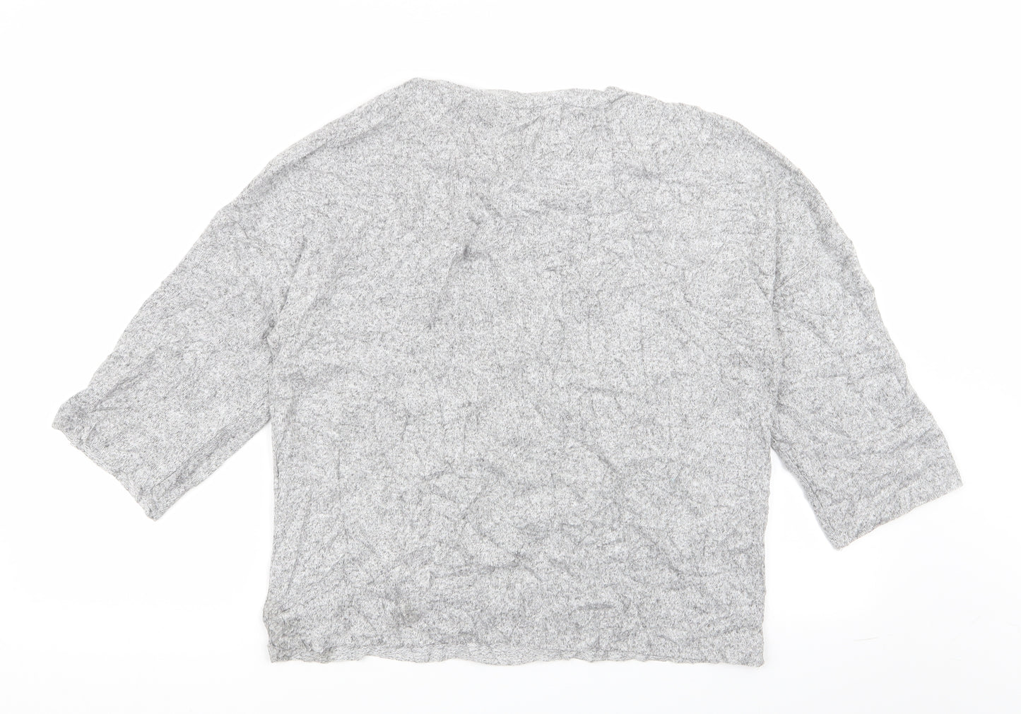 Zara Womens Grey Polka Dot  Pullover Jumper Size S