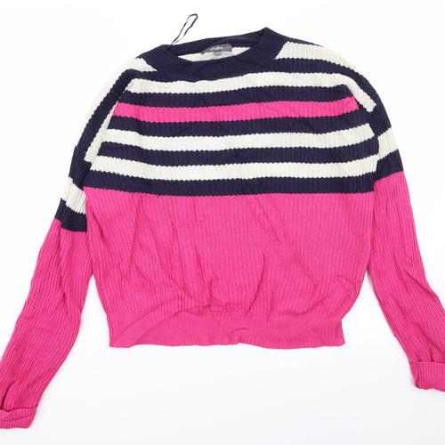 Studio Womens Multicoloured Striped  Pullover Jumper Size 12  - size 12-14