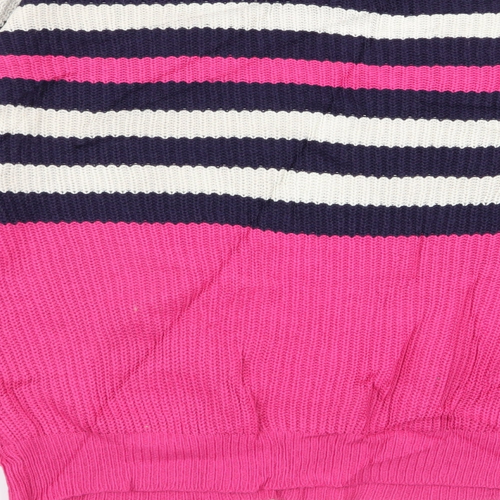 Studio Womens Multicoloured Striped  Pullover Jumper Size 12  - size 12-14