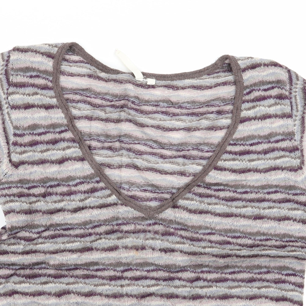 White Stuff Womens Multicoloured Striped  Pullover Jumper Size 14