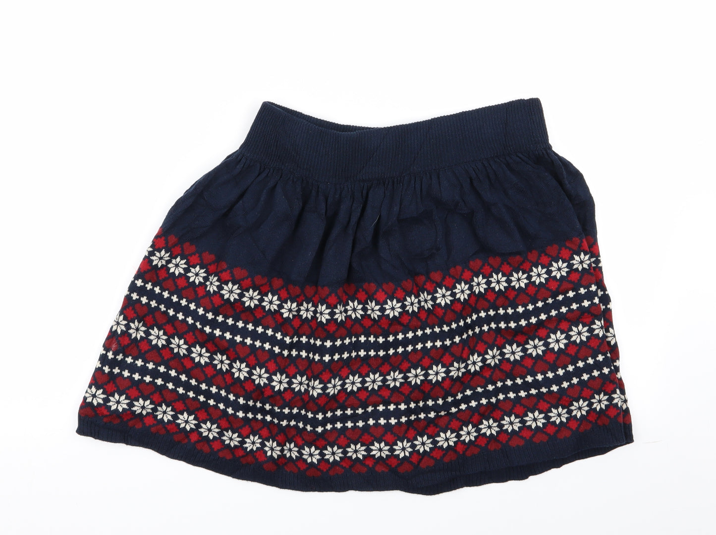 Primark Womens Multicoloured Geometric  Flare Skirt Size 8  - Stretch waistband