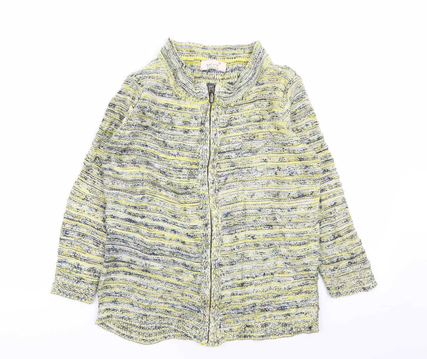 Per Una Womens Multicoloured   Full Zip Jumper Size 8