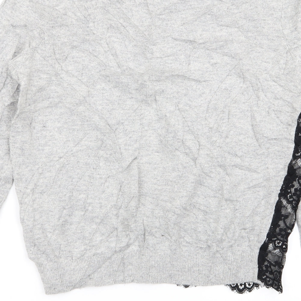 Topshop Womens Multicoloured Floral  Pullover Jumper Size 8