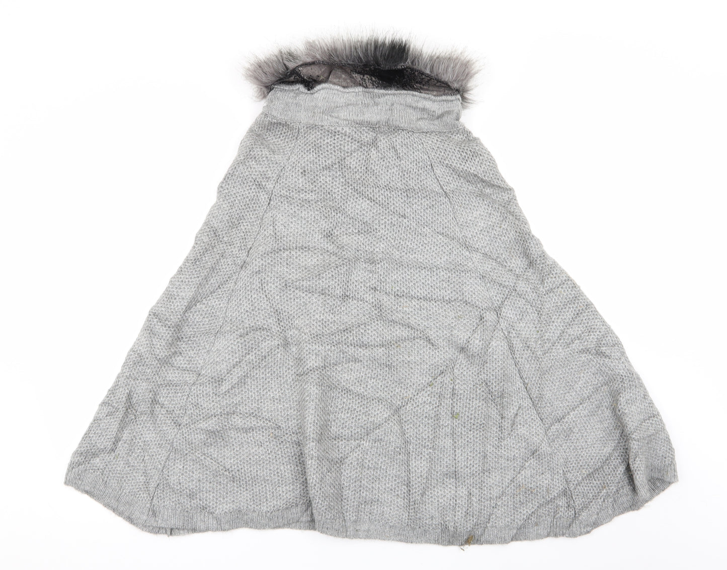 NEXT Womens Grey   Pullover Jumper Size M  - poncho