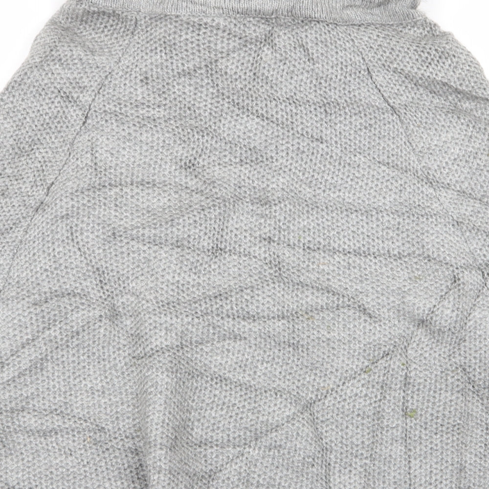 NEXT Womens Grey   Pullover Jumper Size M  - poncho