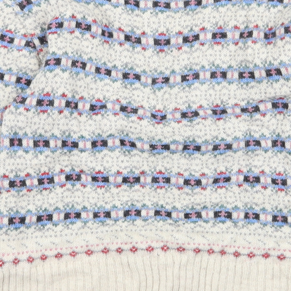 Primark Womens Multicoloured Geometric  Cardigan Jumper Size 10