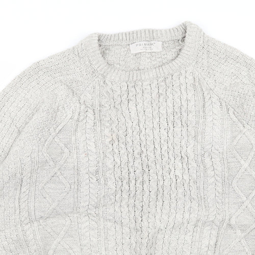 Primark Mens Grey   Pullover Jumper Size M