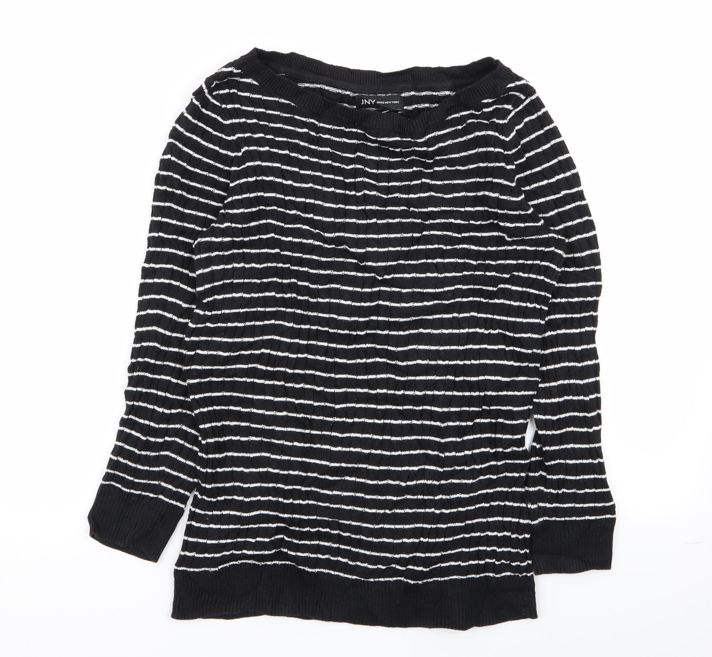 JNY Womens Multicoloured Striped  Pullover Jumper Size S