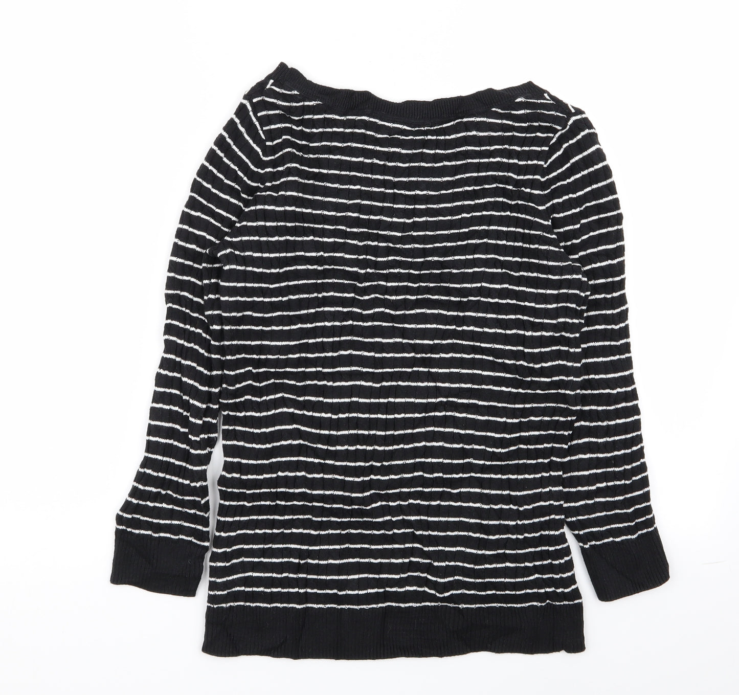 JNY Womens Multicoloured Striped  Pullover Jumper Size S