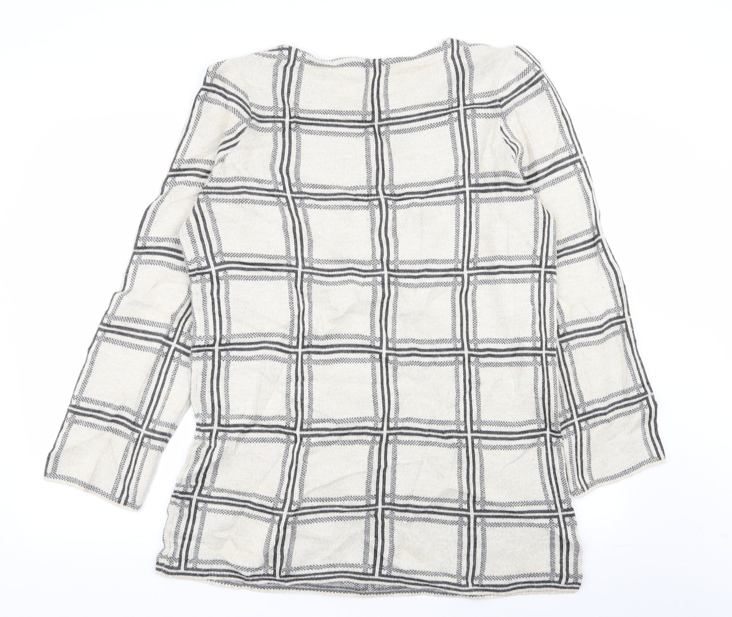 Asda George Womens Multicoloured Check  Jumper Dress  Size 14